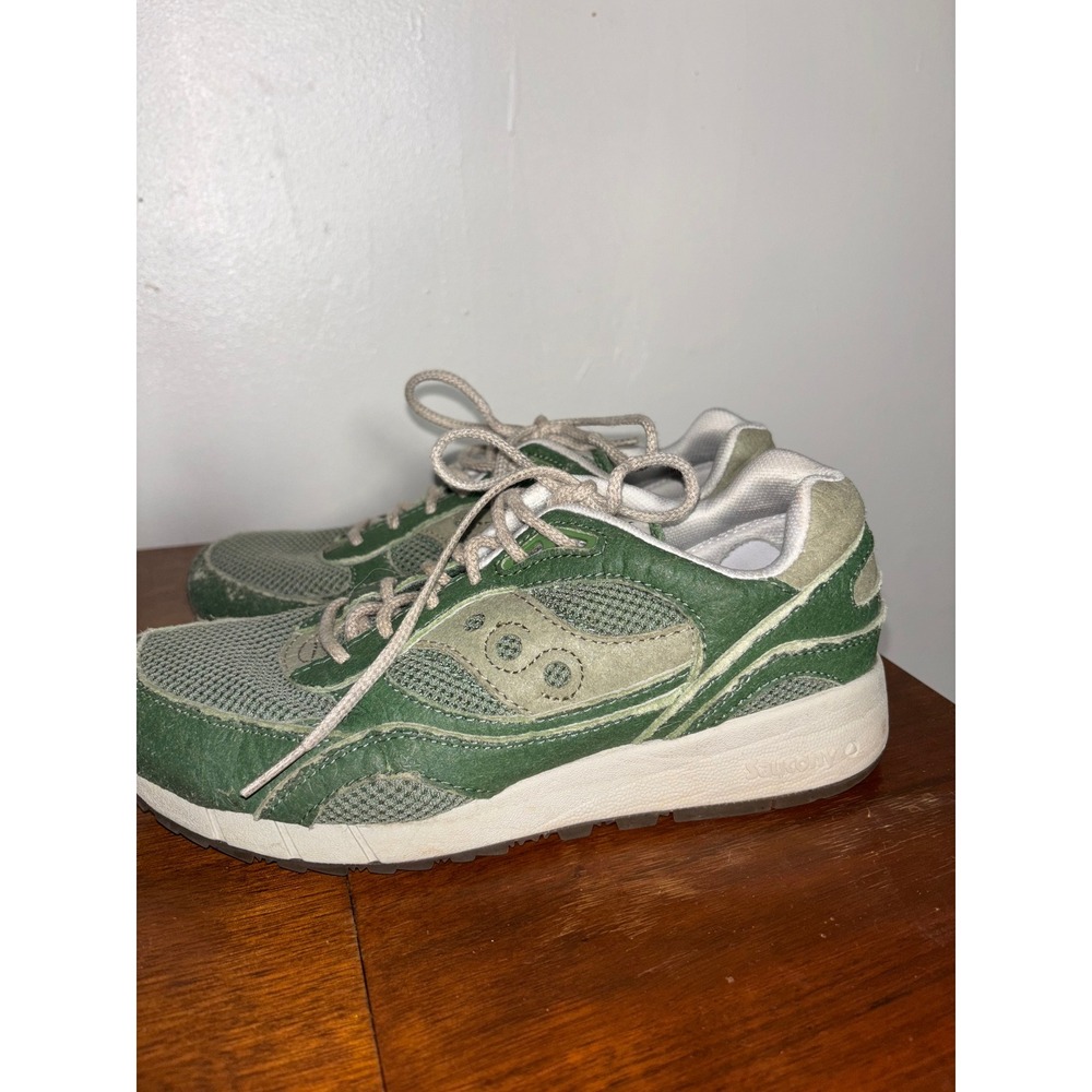 Saucony Shadow 6000 RFG Earth Pack Artichoke Green Vegan Shoes Sz 7.5 S70639-1 - Picture 3 of 9